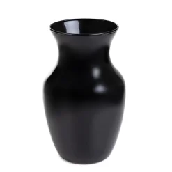 HOMLA Wazon Ambros Szklany Czarny 13X12X20 Cm