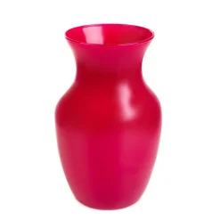 HOMLA Wazon Ambros Szklany Fuksjowy 13X12X20 Cm