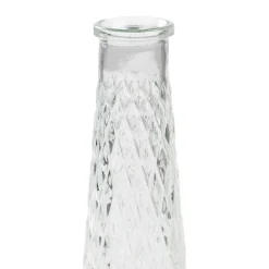 HOMLA Wazon Archie Szklany Transparentny 6,5X22 Cm