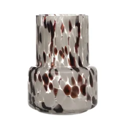 HOMLA Wazon Artistic Szklany Krezle 13,5X13,5X18 Cm
