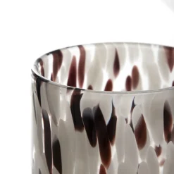 HOMLA Wazon Artistic Szklany Krezle 13,5X13,5X18 Cm