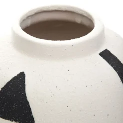 HOMLA Wazon Etnic W Geometryczne Wzory 14X14X16 Cm