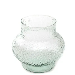 HOMLA Wazon Galto Ze Szkla Mlotkowanego 19,5X22 Cm