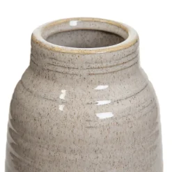 HOMLA Wazon Polsy Ceramiczny Bezowy 10,5X10,5X20 Cm
