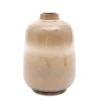 HOMLA Wazon Soleto Ceramiczny Bezowy 15,5X15,5X22 Cm