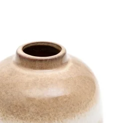 HOMLA Wazon Soleto Ceramiczny Bezowy 15,5X15,5X22 Cm