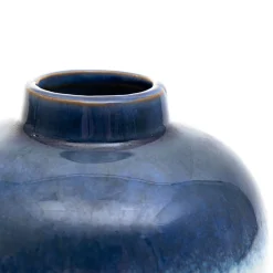HOMLA Wazon Soleto Ceramiczny Granatowy 15,5X15,5X22 Cm