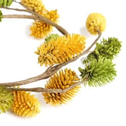 HOMLA Wianek Amarelo Z Suszek Zolto-Zielony 15 Cm