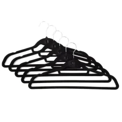 HOMLA Wieszak Na Ubrania Ezra Welurowy 5 Szt 44,5X23,5X0,6 Cm