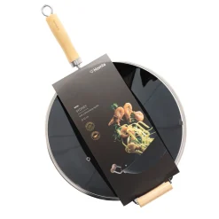 HOMLA Wok Sydney Z Drewniana Raczka 32 Cm