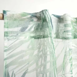 HOMLA Zaslona Dail W Zielone Liscie 140X250 Cm