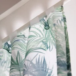 HOMLA Zaslona Dail W Zielone Liscie 140X250 Cm