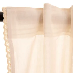 HOMLA Zaslona Della Z Koronka Bezowa 135X250 Cm