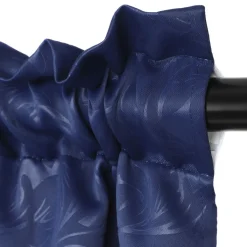 HOMLA Zaslona Elisi Z Wytlaczanym Wzorem Granatowa 140X250 Cm