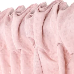 HOMLA Zaslona Fonta Z Wytlaczana Rozowa Faktura 140X250 Cm