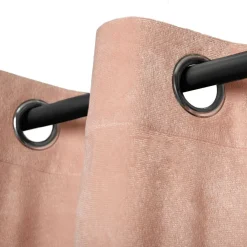 HOMLA Zaslona Patty Welwetowa Brudny Roz 140X250 Cm