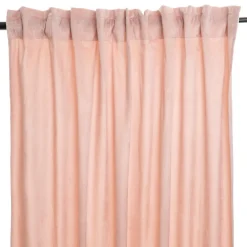 HOMLA Zaslona Patty Welwetowa Brudny Roz 140X250 Cm