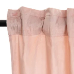 HOMLA Zaslona Patty Welwetowa Brudny Roz 140X250 Cm