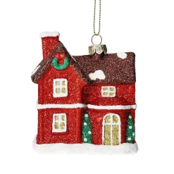 HOMLA Zawieszka Evi Red Domek 8 Cm