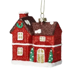 HOMLA Zawieszka Evi Red Domek 8 Cm