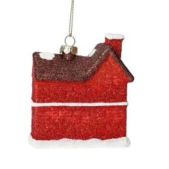 HOMLA Zawieszka Evi Red Domek 8 Cm