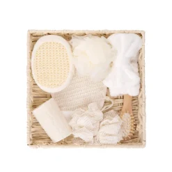 HOMLA Zestaw Akcesoriow Do Pielegnacji Ciala Wellness 7 Szt 30X30X6 Cm