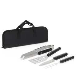HOMLA Zestaw Akcesoriow Easy Grill Do Grillowania W Etui, 4 Elementy 37X13 Cm