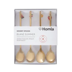 HOMLA Zestaw Blane Summer Lyzeczek Ch Deserowych 4 Szt