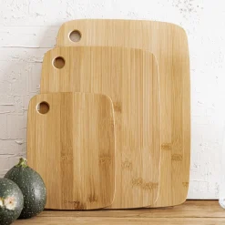 HOMLA Zestaw Desek Bambou Do Krojenia 3 Szt.