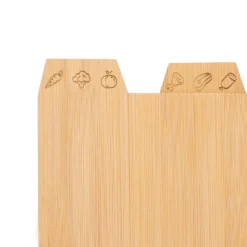 HOMLA Zestaw Desek Bambou Kuchennych 3 Szt.