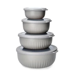 HOMLA Zestaw Easy Cook Misek Z Pokrywkami 4 Szt