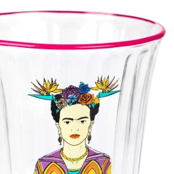 HOMLA Zestaw Kieliszkow Frida Kahlo Fuksjowych, 2 Szt. 0.18