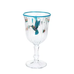 HOMLA Zestaw Kieliszkow Frida Kahlo Turkusowych, 2 Szt. 0.18