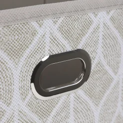 HOMLA Zestaw Koszy Do Przechowywania Nola Bezowych 1X39X27X17 Cm 2X18X26X17 Cm