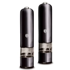 BERLINGER HAUS Zestaw Mlynkow Elektrycznych Carbon Pro Bh/9288 Do Pieprzu I Soli 2 Szt.