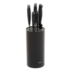 HOMLA Zestaw Nozy Coxa W Bloku Czarny 6 El.