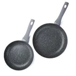 HOMLA Zestaw Patelni Moren Marmurek 2 Szt. 24 Cm, 28 Cm