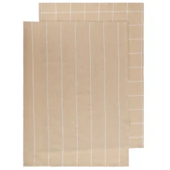 HOMLA Zestaw Scierek Kuchennych Morgan Bezowych 2*45X65 Cm