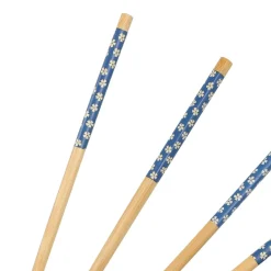 HOMLA Zestaw Sushi Paleczekbambusowych Niebieskich 4 Szt
