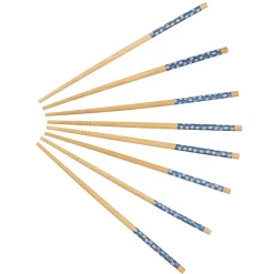 HOMLA Zestaw Sushi Paleczekbambusowych Niebieskich 4 Szt