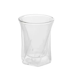 HOMLA Zestaw Szklanek Cembra Modern Z Podwojna Scianka, 2 Szt. 0,2 L