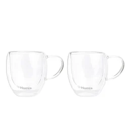HOMLA Zestaw Szklanek Cembra Z Podwojna Scianka 2 Szt. 0.12