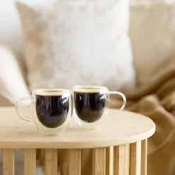 HOMLA Zestaw Szklanek Cembra Z Podwojna Scianka 2 Szt. 0.12