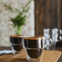 VIALLI DESIGN Zestaw Szklanek Senso Z Podwojna Scianka 6 Szt. 280 Ml