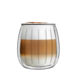 VIALLI DESIGN Zestaw Szklanek Tulip Z Podwojna Scianka 2 Szt. 250 Ml