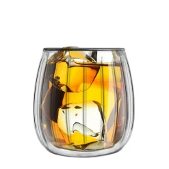 VIALLI DESIGN Zestaw Szklanek Tulip Z Podwojna Scianka 2 Szt. 250 Ml