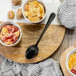 HOMLA Zestaw Sztućców Abele Czarne 16 Szt.