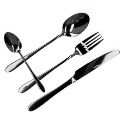 HOMLA Zestaw Sztućców Abele Czarne 16 Szt.
