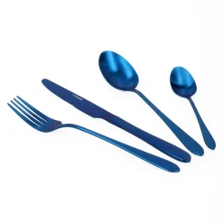 HOMLA Zestaw Sztućców Abele Matowe Granatowe 16 Szt.