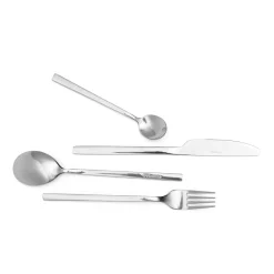 HOMLA Zestaw Sztućców Aperi Srebrne 24 Szt.